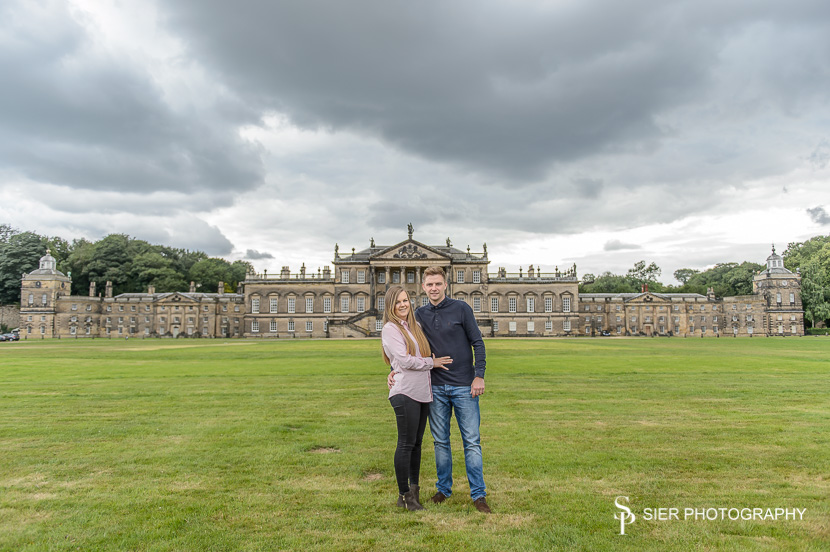Engagement photography session at Wentworth Woodhouse in South Yorkshire